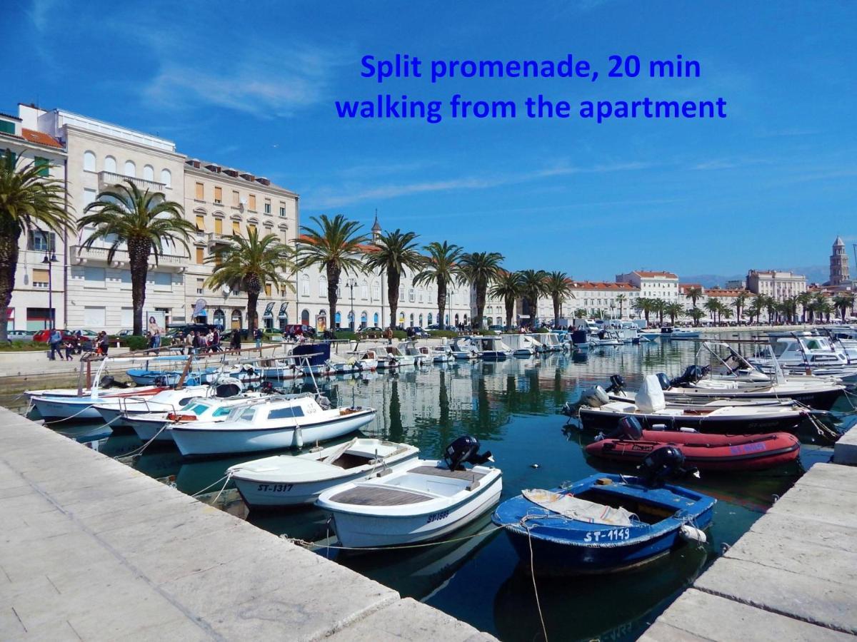 Modern Apt With Terrace 4 Min Walk To The Beach Split Zewnętrze zdjęcie